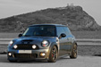 R56 MINI Cooper S in front of the Temple of Poseidon at Cape Sounio
