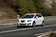 Panning shot of Seat Leon Ecomotive on a turn