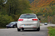 Back of Seat Leon Ecomotive at the Pyrenees with longer exposure