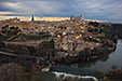 The city of Toledo from across the Tagus river