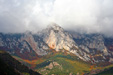 Autumn scenery at the Pyrenees in Andorra